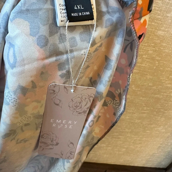 NWT Pink Floral‎ Knee Length Dress Size 4XL - Picture 6 of 8